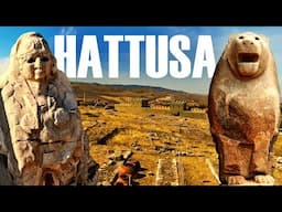 The history of the ruins of the ancient city of Hattusa, near Boghazköy in Turkey