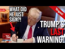 You Will NOT BELIVE What Trump just Signed on Air Force One and WARNS Hamas that they are FINISHED!