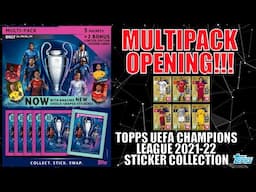 ⚽ MULTIPACK OPENING | Topps UEFA CHAMPIONS LEAGUE 2021-22 Sticker Collection | 2x LIMITED EDITIONS ⚽