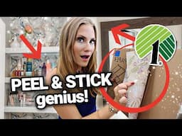 *BRAND NEW* PEEL & STICK UPGRADES you've been missing! ✨ 🪄 Dollar Tree & Amazon Home Finds!