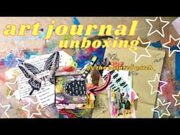 Unboxing a Mini Art Journal by @thepaintedwitch!