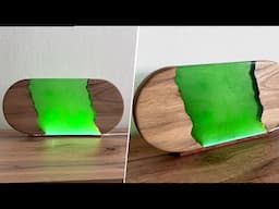 Decorative epoxy resin lamp - Resin Art