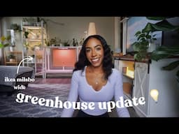 IKEA Greenhouse Update 💡Clean & Reorganize My Greenhouse With Me 🌱