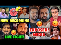 SECRET CALL RECORDING LEAKED! Adnaan 07 Vs Ajaz Khan LIVE FIGHT | Elvish Yadav Again Exposed Media