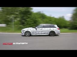 2023 Mercedes Benz AMG C63 Wagon spy video