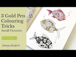 3 GOLD PEN COLOURING TRICKS