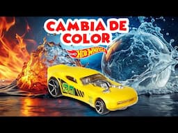 CAMBIA de COLOR con el Agua Fria y Caliente Hot Wheels Color Shifters Nitro Doorslammer