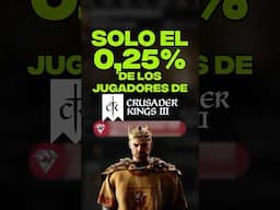 Solo el 0,25% de los jugadores de Crusader Kings 3 tienen este logro ultra raro