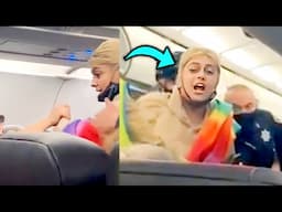 Top 10 Rude Karens CONFRONTED By The Pilot On Airplanes