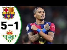 Barcelona vs Real Betis 5-1 | Extended Highlights and all Goals- 2025 HD