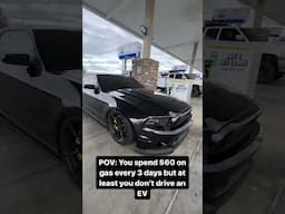 Are EVs the future? 🤷🏻‍♂️ gotta keep the V8s while we can! #cars #mustang