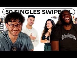 3mSquad Reacts to 50 strangers swipe on each other vs 1!