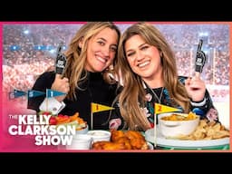 Kelly Clarkson & Tricia Rank Super Bowl Snacks | Original