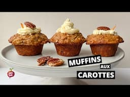 MUFFINS AUX CAROTTES 🥕  crémage au fromage à la crème