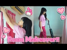 Giving My (Ugly) Room a MAKEOVER!! ‧₊ ᵎᵎ 🍒 ⋅ ˚✮