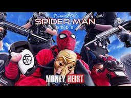 What If SPIDER-MAN Bros becomes MONEY HEIST? Escape from POLICE!