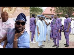 Jubilation As Davido Arrives For His Uncle's Governorship Inauguration In Osun State