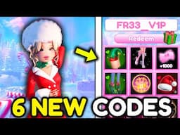 ALL 6 NEW *SECRET CODES* IN DRESS TO IMPRESS + *FREE VIP* | (Roblox DTI Codes)