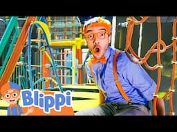 Blippi's Jungle Adventure! Learn Shapes While Playing 🌟 Uptown Jungle Fun Park | 📖Blippi