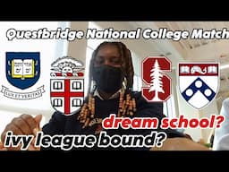 Questbridge National College Match | college decisions reaction 2022