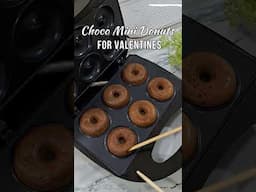 Chocolate Mini Donuts for Valentines #MiniDonutsforValentines #MiniDonuts #Valentines