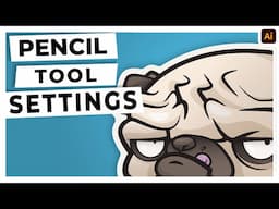 Pencil Tool Settings for Adobe Illustrator