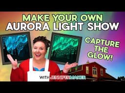 Easy Northern Lights Shadow Box | DIY Aurora Glow Trend Decor ✨