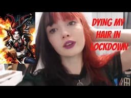 Dying my hair like Harley Quinn in lock down