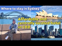 Affordable hotel in Sydney CBD | YEHS Hotel QVB | Australia Vlog