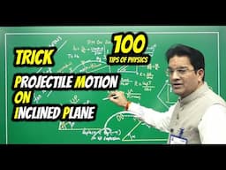 DAY 15 : PROJECTILE MOTION ON INCLINED MOTION (खटाखट फटाफट) TRICK | 100 Tips by BM Sir 🎯