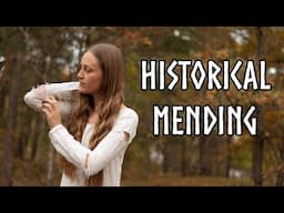 Mending my medieval shift | Historical mending