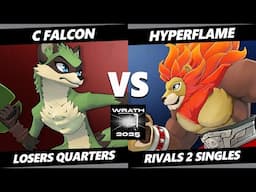 Wrath 2025 TOP 8 - C.Falcon (Maypull) Vs. Hyperflame (Zetterburn) Rivals of Aether II - RoA2