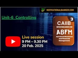 🔴JAIIB-ABFM Live Class -20 Feb. 2025 @9 PM