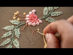 Easy & Elegant Flower Embroidery: A Step by Step Tutorial