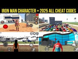 IRON MAN CHARACTER + 2025 ALL SECRET CHEAT CODE | NEW UPDATE | INDIAN BIKE DRIVING 3D