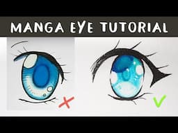 TUTORIAL: How to draw Manga eyes - Step by Step