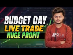 Intraday Live Trade With Budget Day Strategy