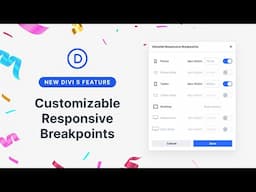 Introducing Customizable Responsive Breakpoints for Divi 5!