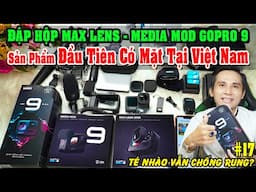 Đập Hộp Media Mod Gopro 9 - Max Lens Mod Gopro 9 Đầu Tiên Tại Việt Nam| Lộn Nhào Vẫn Chống Rung 2021