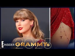 Why Fans Think Taylor Swift’s Sexy Thigh Chain Is a Nod to Travis Kelce | Grammys 2025