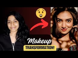 Nazriya Fahad | Makeup Transformation | Niv Vin Arts