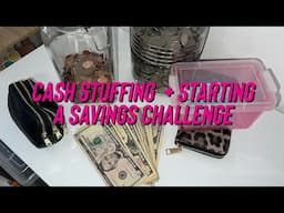 cash stuffing | starting a new saving challenge | tarabudgets