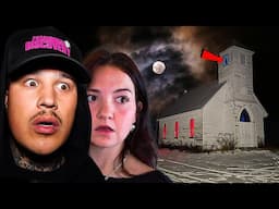 We Stayed In a DESERTED Church & Contacted Something! (HAUNTED CHURCH IN THE WOODS)