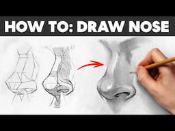 How to Draw: Nose (Easy Beginner Tutorial)