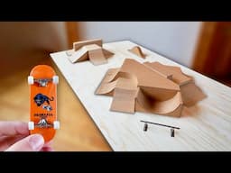 D.I.Y Cardboard Fingerboard Park