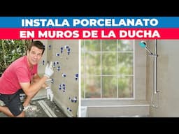 Cómo renovar los muros de tu ducha con porcelanato