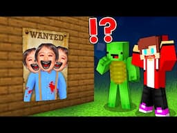 SCARY HYDRA RYAN.EXE is WANTED by Mikey and JJ At Night in Minecraft Maizen