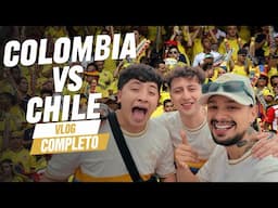 COLOMBIA 4 VS CHILE 0 *los MANDAMOS a DORMIR  / VLOG dentro del ESTADIO