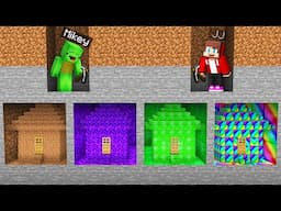 Mikey vs JJ : Who Mined the Best House in Minecraft? (Maizen)