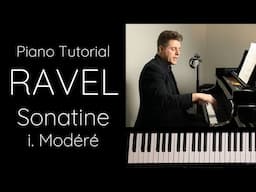 Ravel - Sonatine, 1st movement (Modéré) Tutorial